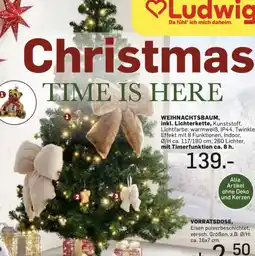 Möbel Ludwig WEIHNACHTSBAUM inkl. Lichterkette, Angebot