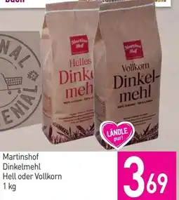 Sutterlüty Martinshof Dinkelmehl Hell oder Vollkorn Angebot