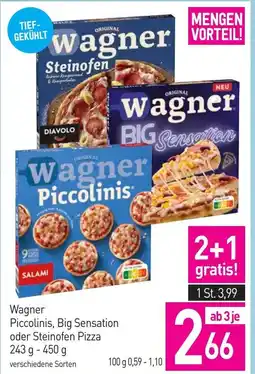 Sutterlüty Wagner Piccolinis, Big Sensation oder Steinofen Pizza Angebot