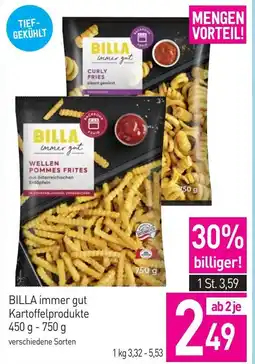 Sutterlüty Billa immergut kartoffelprodukte Angebot