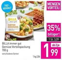 Sutterlüty BILLA immer gut Gemüse Vorteilspackung Angebot