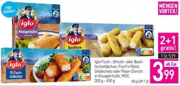 Sutterlüty Iglo Fisch-, Brezel- oder Back- fischstäbchen, Fisch'n'Rösti, Goldschatz oder Polar-Dorsch in Knusperhülle, MSC Angebot