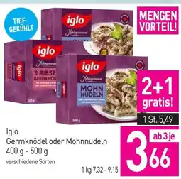 Sutterlüty Iglo Germknödel oder Mohnnudeln Angebot