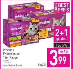 Sutterlüty Whiskas Frischebeutel 12er Range Angebot