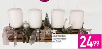 Sutterlüty Adventgesteck aus Weinreben per Stück Angebot