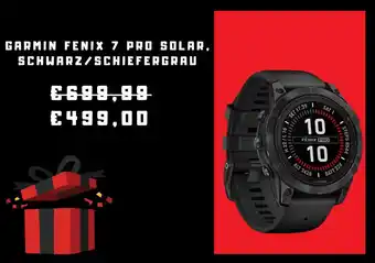 Garmin fenix 7 pro solar, schwarz/schiefergrau