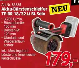 Zgonc Akku-Bürstenschleifer TP-BR 18/32 Li BL Solo Angebot