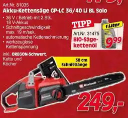 Zgonc Akku-Kettensäge GP-LC 36/40 Li BL Solo Angebot