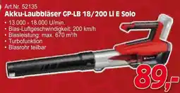 Zgonc Akku-Laubbläser GP-LB 18/200 Li E Solo Angebot