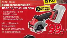 Zgonc Akku-Trennschleifer TP-CO 18/76-C Li BL Solo Angebot