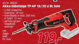 Zgonc Akku-Säbelsäge TP-AP 18/28 Li BL Solo Angebot