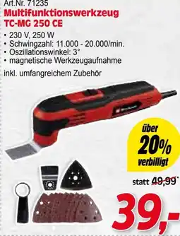 Zgonc Multifunktionswerkzeug TC-MG 250 CE Angebot