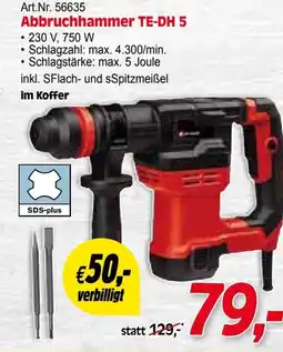 Zgonc Abbruchhammer TE-DH 5 Angebot