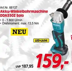 Zgonc Art.Nr. 66137 Akku-Winkelbohrmaschine DDA350Z Solo Angebot
