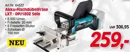 Zgonc Art.Nr. 64537 Akku-Flachdübelfräse LXT-DPJ180Z Solo Angebot