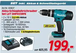 Zgonc Art.Nr. 63837 Akku-Schlagbohrschrauber Set LXT DHP453RFE Angebot