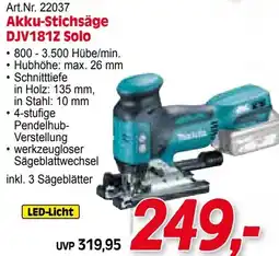 Zgonc Art.Nr. 22037 Akku-Stichsäge DJV181Z Solo Angebot
