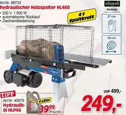 Zgonc Art.Nr. 88733 hydraulischer Holzspalter HL460 Angebot
