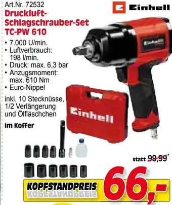 Zgonc Art.Nr. 72532 Druckluft- Schlagschrauber-Set TC-PW 610 Angebot