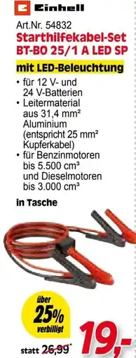 Zgonc Art.Nr. 54832 Starthilfekabel-Set BT-BO 25/1 A LED SP Angebot