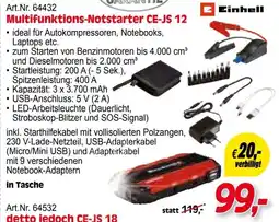Zgonc Art.Nr. 64432 Multifunktions-Notstarter CE-JS 12 Angebot