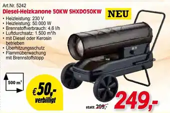 Zgonc Art.Nr. 5242 Diesel-Heizkanone 50KW SHXDO50KW Angebot