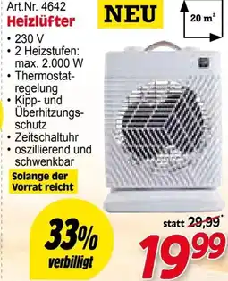 Zgonc Art.Nr. 4642 Heizlüfter Angebot
