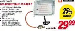 Zgonc Art.Nr. 36428 Gas-Heizstrahler GS 4400 P Angebot