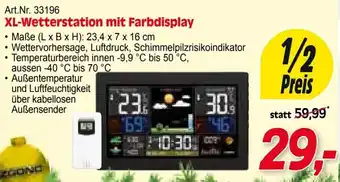 Zgonc Art.Nr. 33196 XL-Wetterstation mit Farbdisplay Angebot