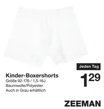 Zeeman Kinder-Boxershorts Angebot