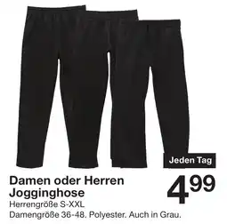Zeeman Damen oder Herren Jogginghose Angebot