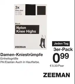 Zeeman Damen-Kniestrümpfe Angebot