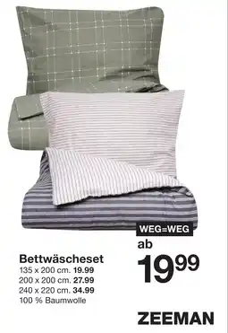 Zeeman Bettwäscheset Angebot