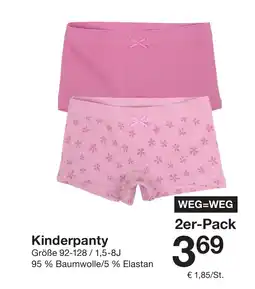 Zeeman Kinderpanty Angebot