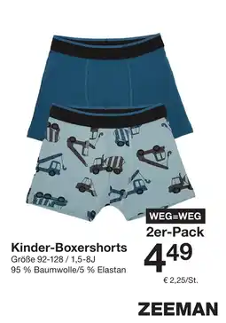 Zeeman Kinder-Boxershorts Angebot