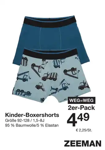 Zeeman Kinder-Boxershorts Angebot