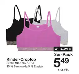 Zeeman Kinder-Croptop Angebot
