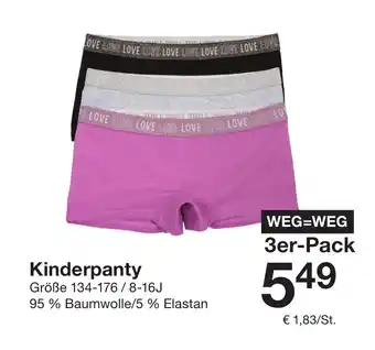 Zeeman Kinderpanty Angebot