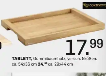 Möbel Ludwig Tablett, gummibaumholz, versch Angebot