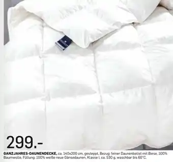 Möbel Ludwig GANZJAHRES-DAUNENDECKE Angebot