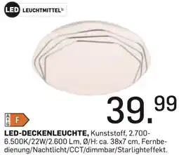 Möbel Ludwig LED-DECKENLEUCHTE Angebot