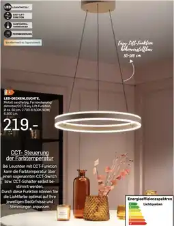 Möbel Ludwig LED-DECKENLEUCHTE Angebot