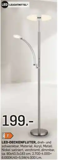 Möbel Ludwig LED-DECKENFLUTER Angebot