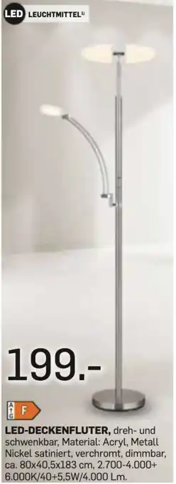Möbel Ludwig LED-DECKENFLUTER Angebot