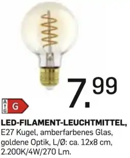 Möbel Ludwig LED-FILAMENT-LEUCHTMITTEL Angebot