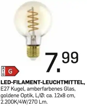 Möbel Ludwig LED-FILAMENT-LEUCHTMITTEL Angebot