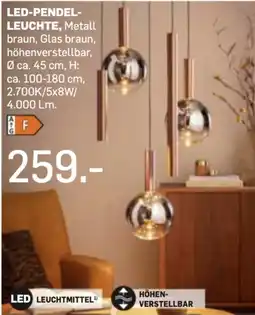 Möbel Ludwig LED-PENDEL- LEUCHTE Angebot