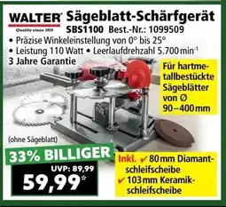 Norma WALTER Sägeblatt-Schärfgerät Angebot