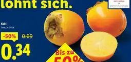 Lidl Kaki Angebot