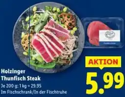 Lidl Holzinger Thunfisch Steak Angebot